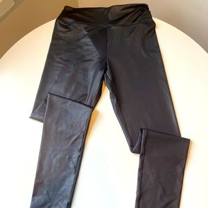 target faux leather leggins